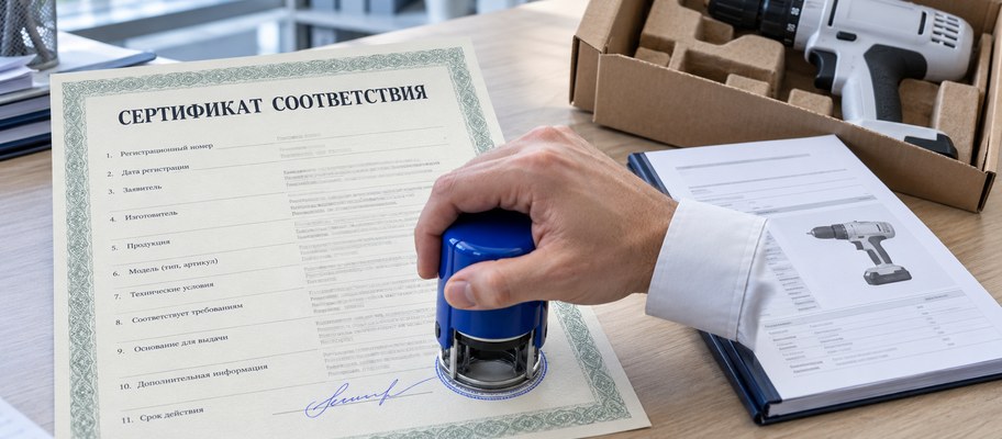 Сертификат соответствия на импортный товар из Китая